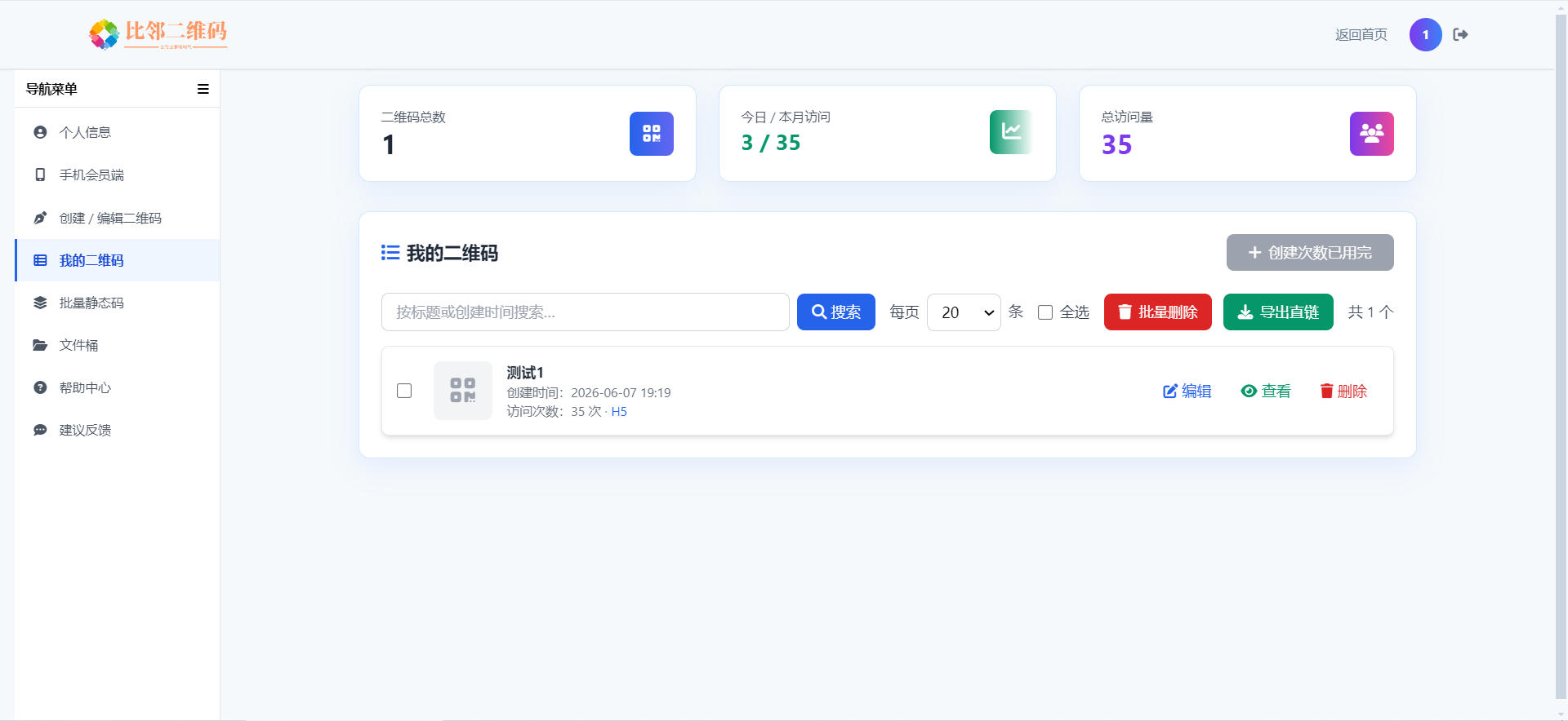 访问统计与数据示意